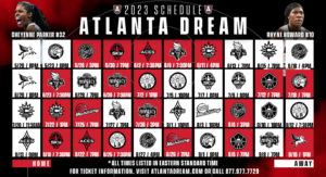 ATL Dream 2023 Schedule